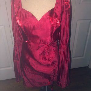 Misguided Red Dress Size 6 US NWT